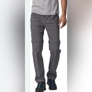 MEC Grey Men’s Mochilero Convertible 32" Cargo Hiking Pants 40 X 32